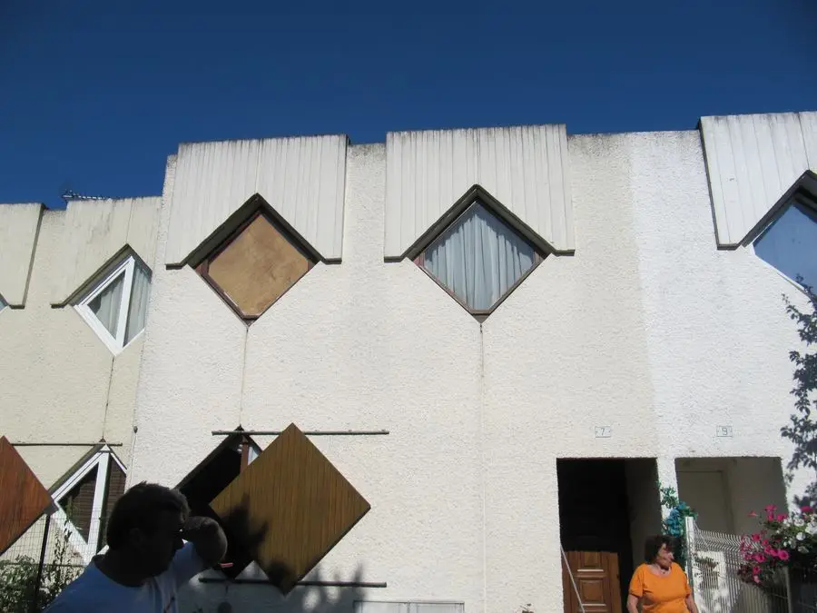 Enduit de façade terminé sur une maison de l'Essonne